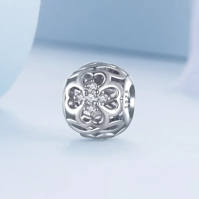 (imagem para) Pandora Style Infinite Heart Charm - BSC664 - Visualizar 2