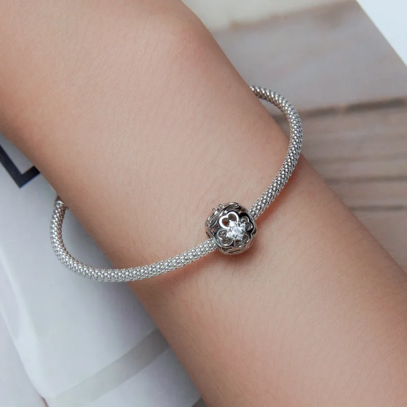 (imagem para) Pandora Style Infinite Heart Charm - BSC664 - Visualizar 6