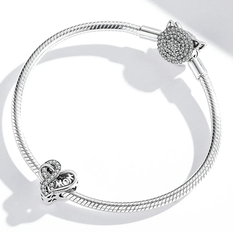 (imagem para) Pandora Style Infinite Love Charm - BSC516 - Visualizar 3