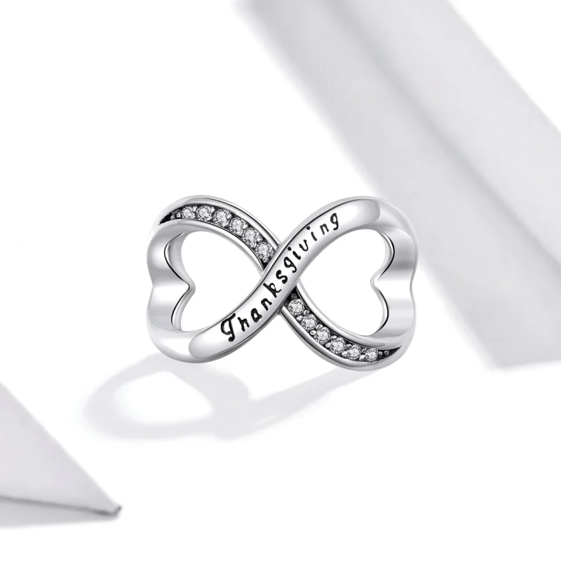 (imagem para) Pandora Style Infinity Symbol Charm - SCC1636 - Visualizar 2