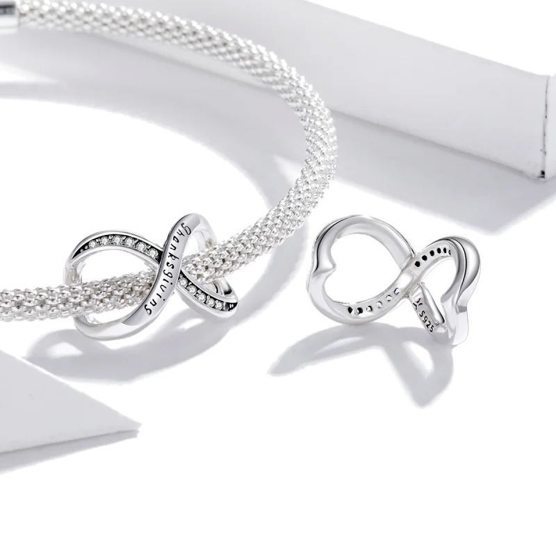 (imagem para) Pandora Style Infinity Symbol Charm - SCC1636 - Visualizar 4