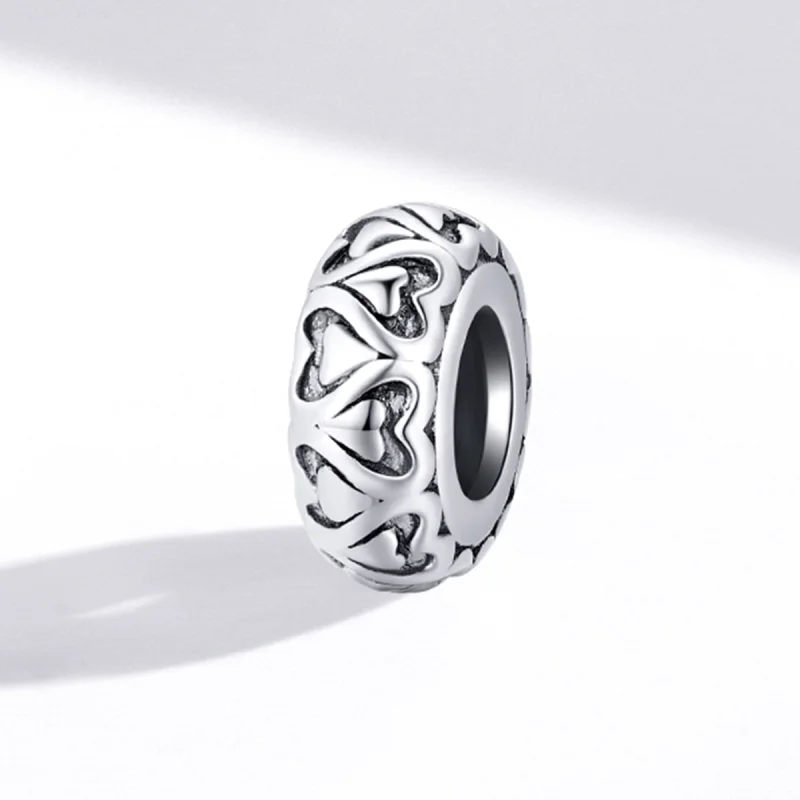 (imagem para) Pandora Style Lace Love Spacer Charm - SCC1949 - Visualizar 2