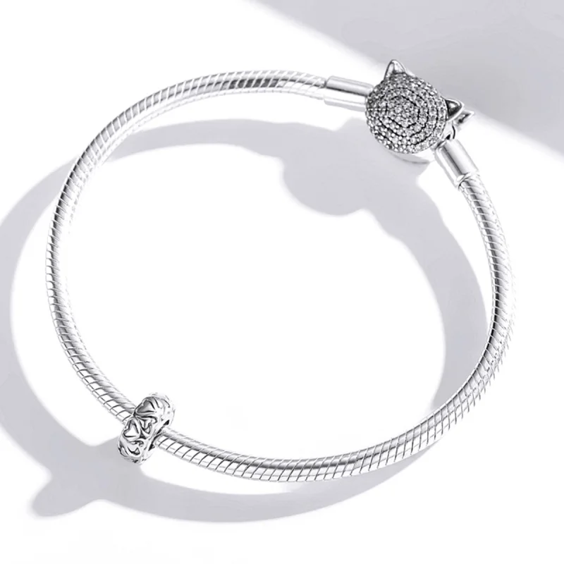 (imagem para) Pandora Style Lace Love Spacer Charm - SCC1949 - Visualizar 4