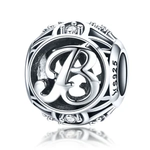 (imagem para) Pandora Style Letter-B Charm - SCC738-B