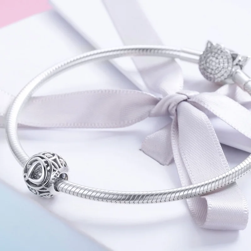 (imagem para) Pandora Style Letter-D Charm - SCC738-D - Visualizar 4