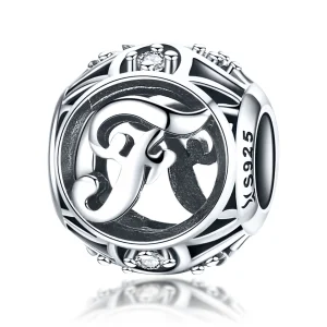 (imagem para) Pandora Style Letter-F Charm - SCC738-F