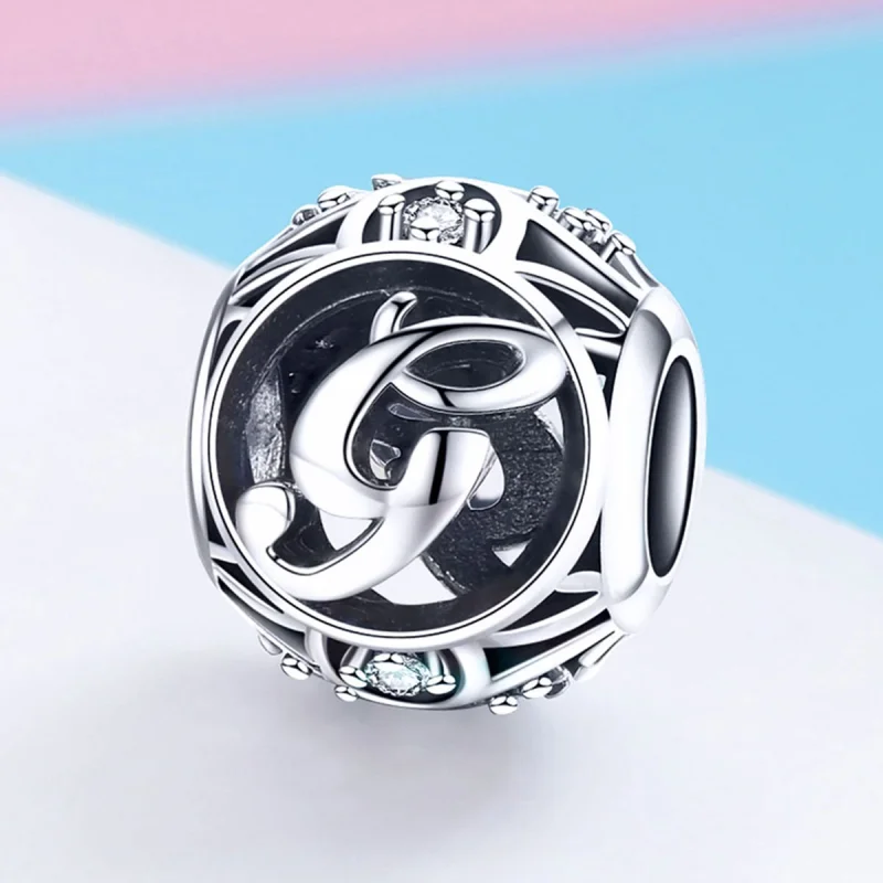 (imagem para) Pandora Style Letter-G Charm - SCC738-G - Visualizar 2