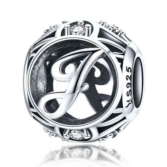 (imagem para) Pandora Style Letter-J Charm - SCC738-J