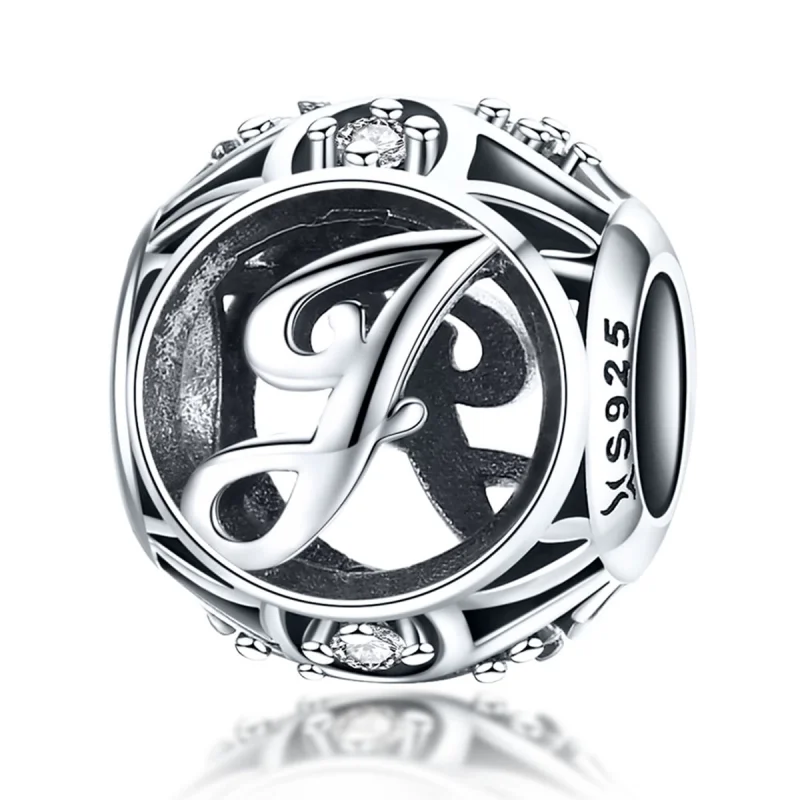 (imagem para) Pandora Style Letter-J Charm - SCC738-J