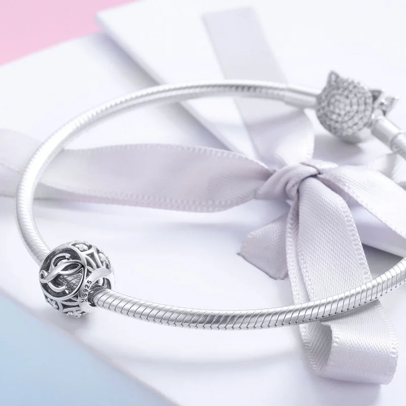 (imagem para) Pandora Style Letter-L Charm - SCC738-L - Visualizar 4