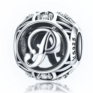 (imagem para) Pandora Style Letter-P Charm - SCC738-P