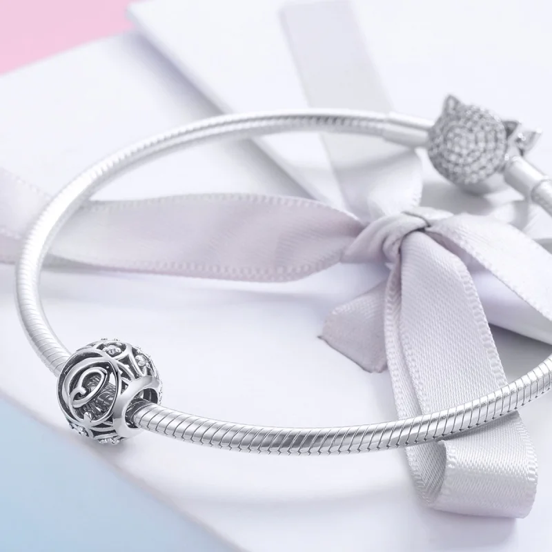 (imagem para) Pandora Style Letter-Q Charm - SCC738-Q - Visualizar 4