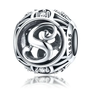 (imagem para) Pandora Style Letter-S Charm - SCC738-S