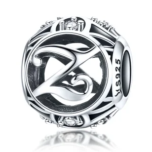 (imagem para) Pandora Style Letter-Z Charm - SCC738-Z