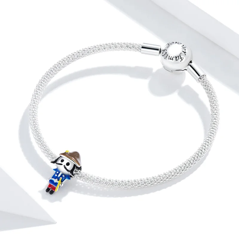 (imagem para) Pandora Style Little Guard Charm - SCC1639 - Visualizar 3