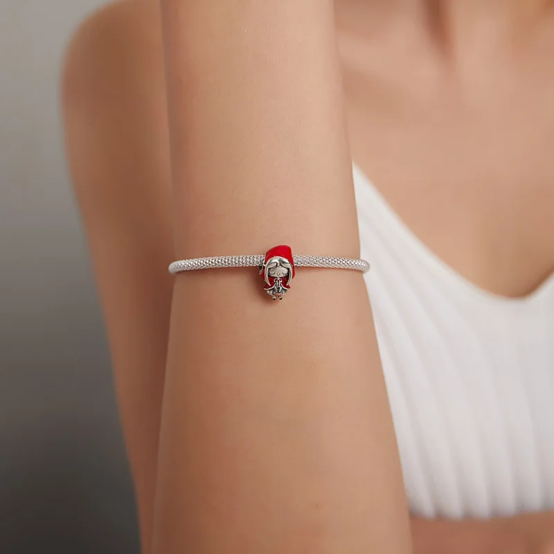 (imagem para) Pandora Style Little Red Riding Hood Charm - SCC1890 - Visualizar 5