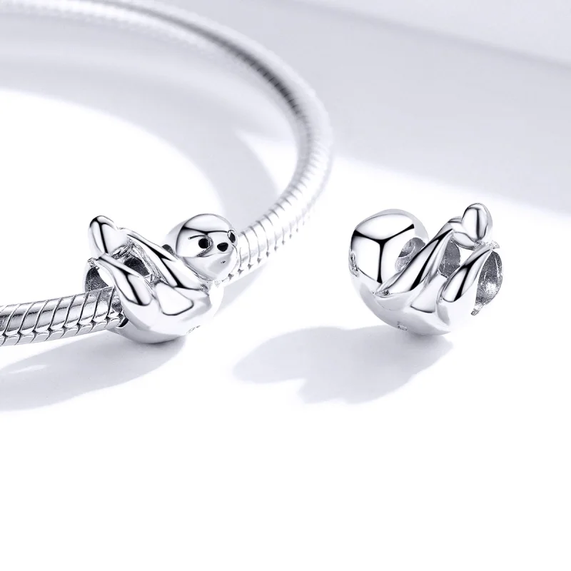 (imagem para) Pandora Style Little Sloth Charm - BSC109 - Visualizar 4