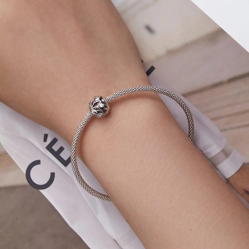 (imagem para) Pandora Style Lotus Charm - BSC675 - Visualizar 6