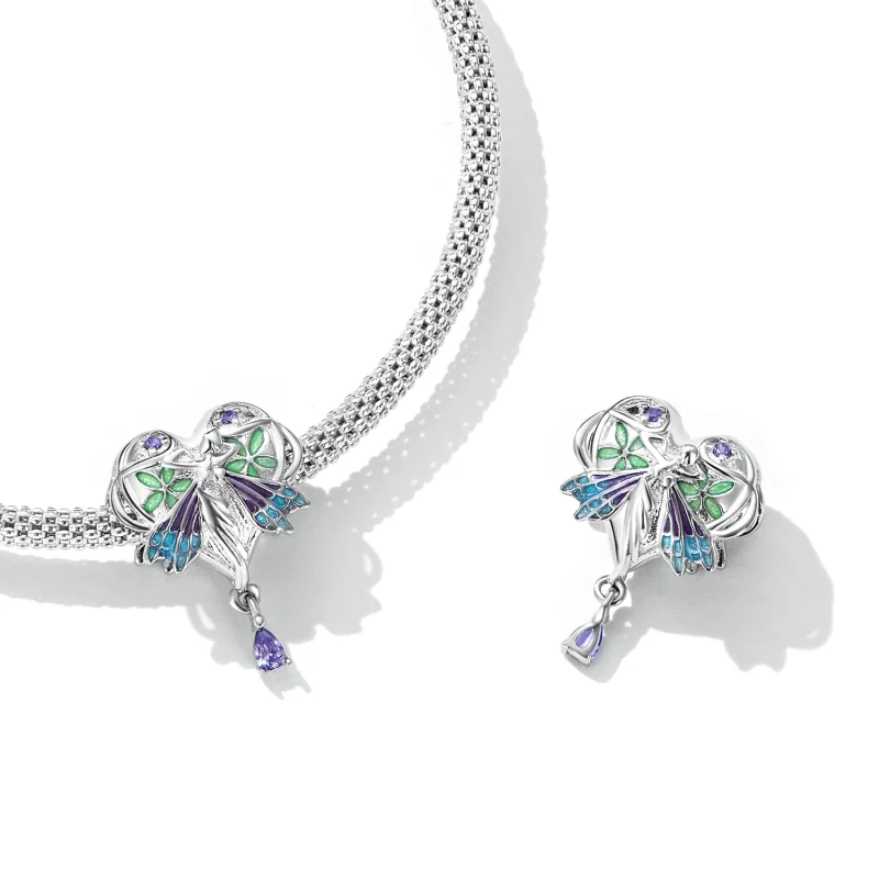 (imagem para) Pandora Style Love Angel Charm - SCC2296 - Visualizar 4