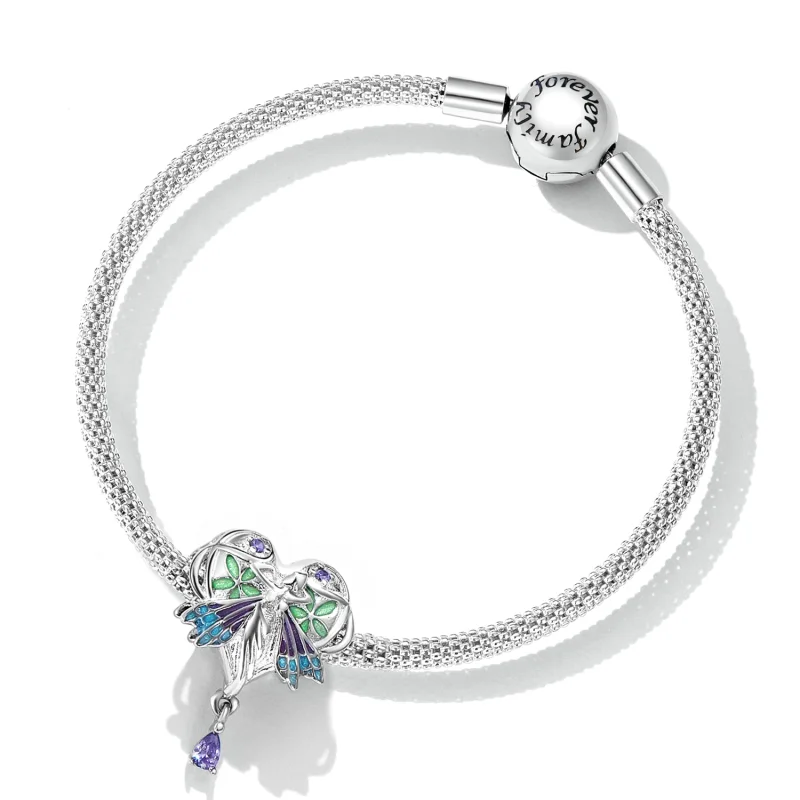 (imagem para) Pandora Style Love Angel Charm - SCC2296 - Visualizar 5