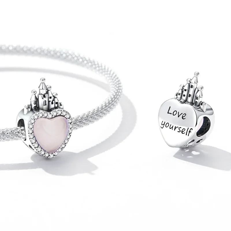 (imagem para) Pandora Style Love Castle Charm - SCC2207 - Visualizar 4