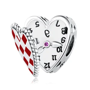 (imagem para) Pandora Style Love Clock Charm - SCC2245