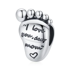 (imagem para) Pandora Style Love Feet Charm - SCC1901
