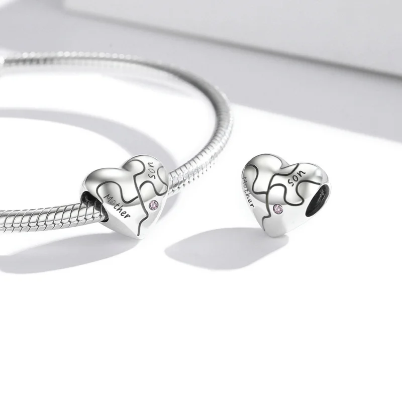 (imagem para) Pandora Style Love Puzzle Charm - SCC1976 - Visualizar 4
