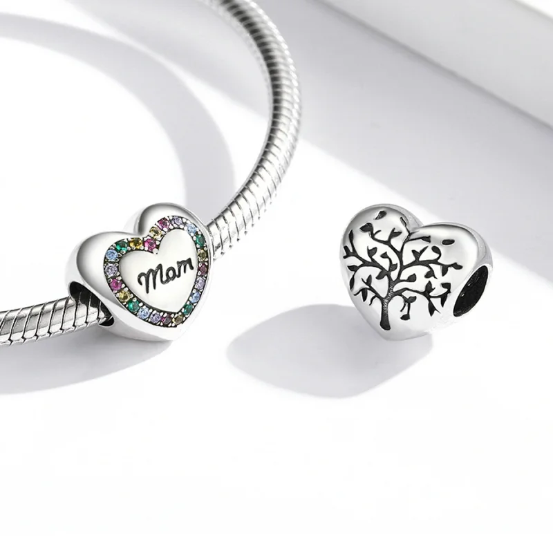 (imagem para) Pandora Style Love Tree of Life Charm - BSC567 - Visualizar 4
