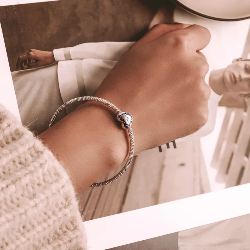 (imagem para) Pandora Style Love Tree of Life Charm - BSC567 - Visualizar 5