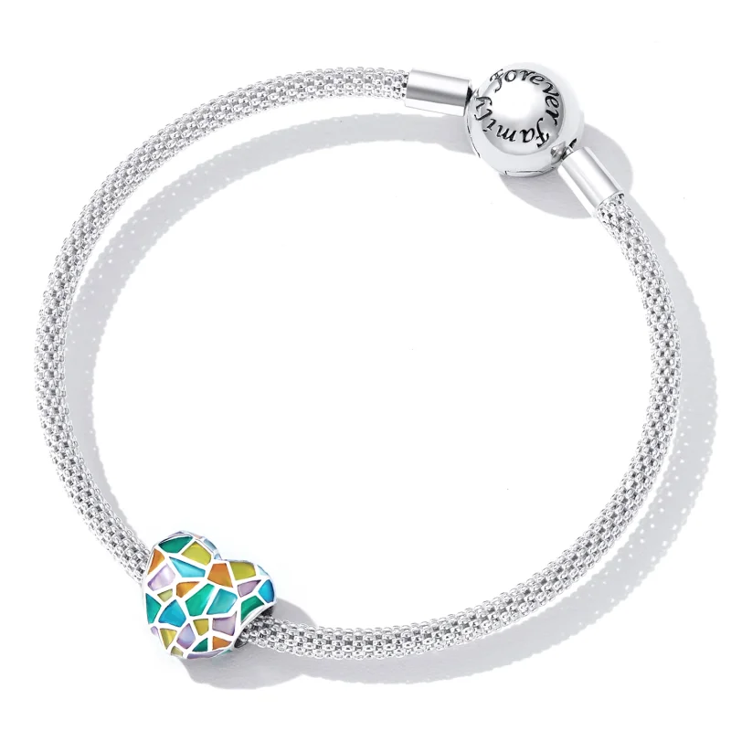 (imagem para) Pandora Style Love Window Charm - SCC2266 - Visualizar 4