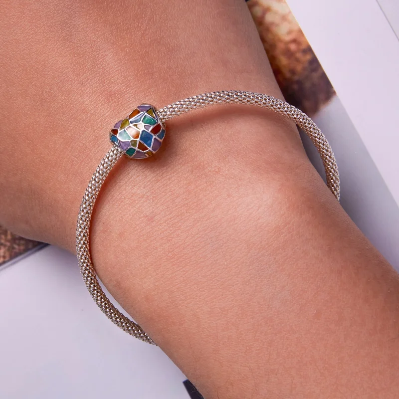 (imagem para) Pandora Style Love Window Charm - SCC2266 - Visualizar 6