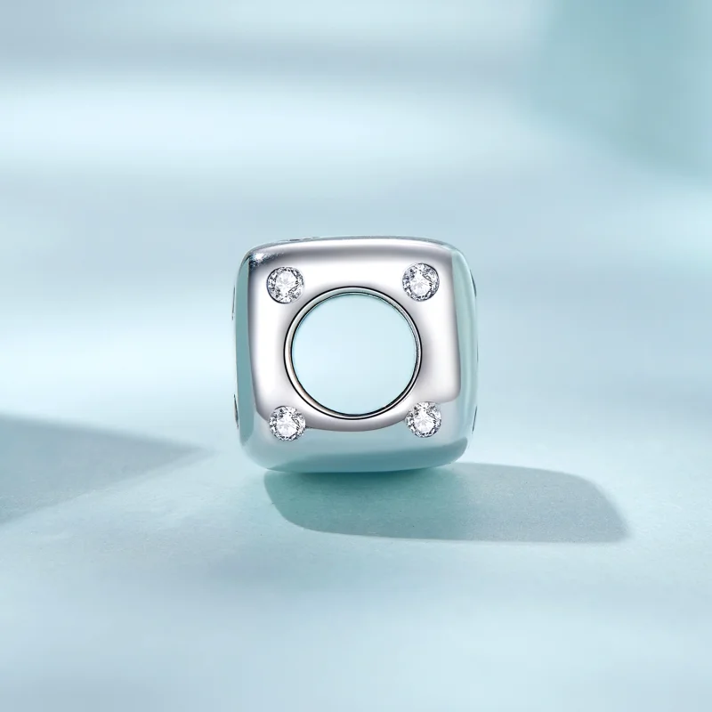 (imagem para) Pandora Style Lucky Dice Charm - SCC2362 - Visualizar 3