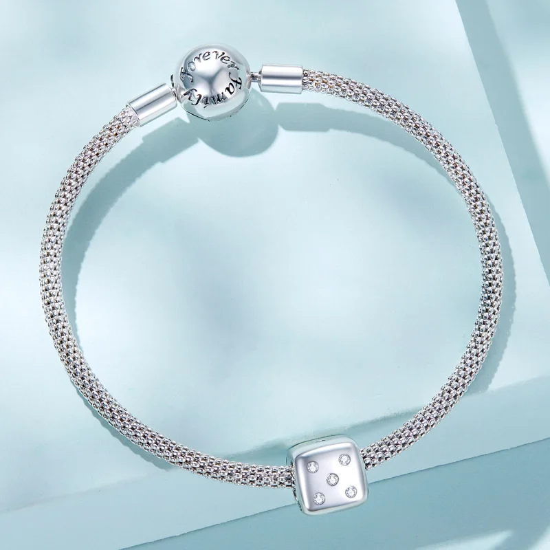 (imagem para) Pandora Style Lucky Dice Charm - SCC2362 - Visualizar 4