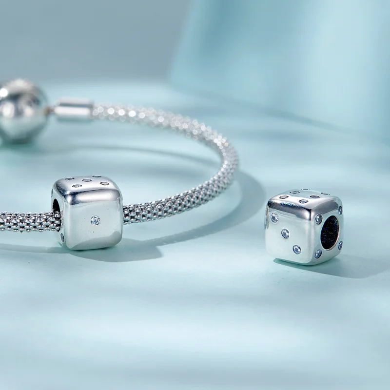 (imagem para) Pandora Style Lucky Dice Charm - SCC2362 - Visualizar 6