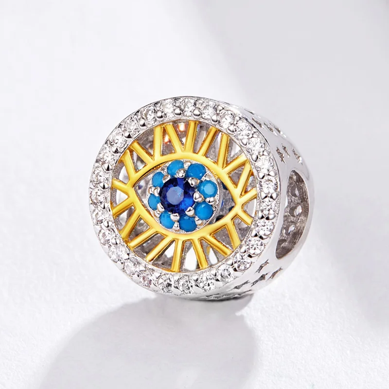 (imagem para) Pandora Style Lucky Eye Charm - BSC080 - Visualizar 2