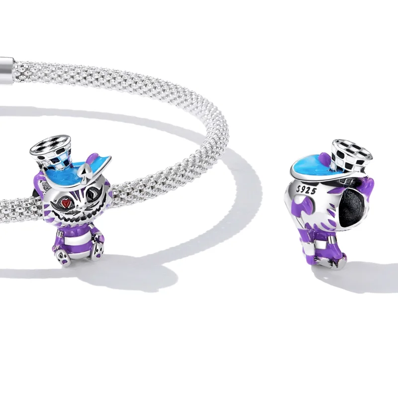 (imagem para) Pandora Style Magic Cat Charm - SCC2242 - Visualizar 4