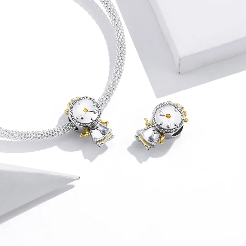 (imagem para) Pandora Style Magic Clock Charm - BSC320 - Visualizar 4