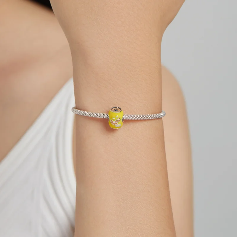 (imagem para) Pandora Style Mini Orange Juice Charm - SCC1948 - Visualizar 5