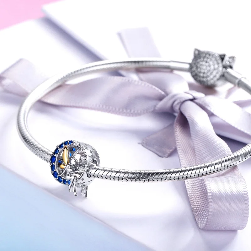 (imagem para) Pandora Style Moonlight Elf Charm - BSC070 - Visualizar 3