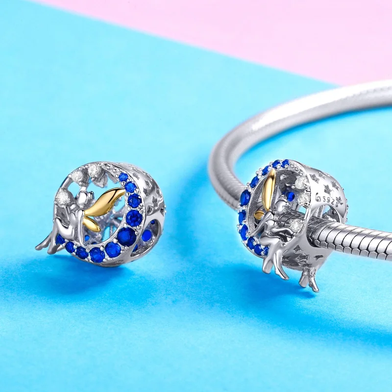 (imagem para) Pandora Style Moonlight Elf Charm - BSC070 - Visualizar 4
