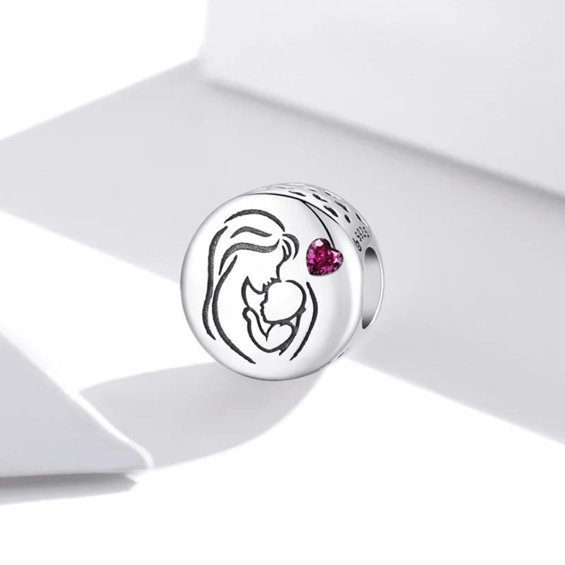 (imagem para) Pandora Style Mother's Love Charm - BSC493 - Visualizar 2