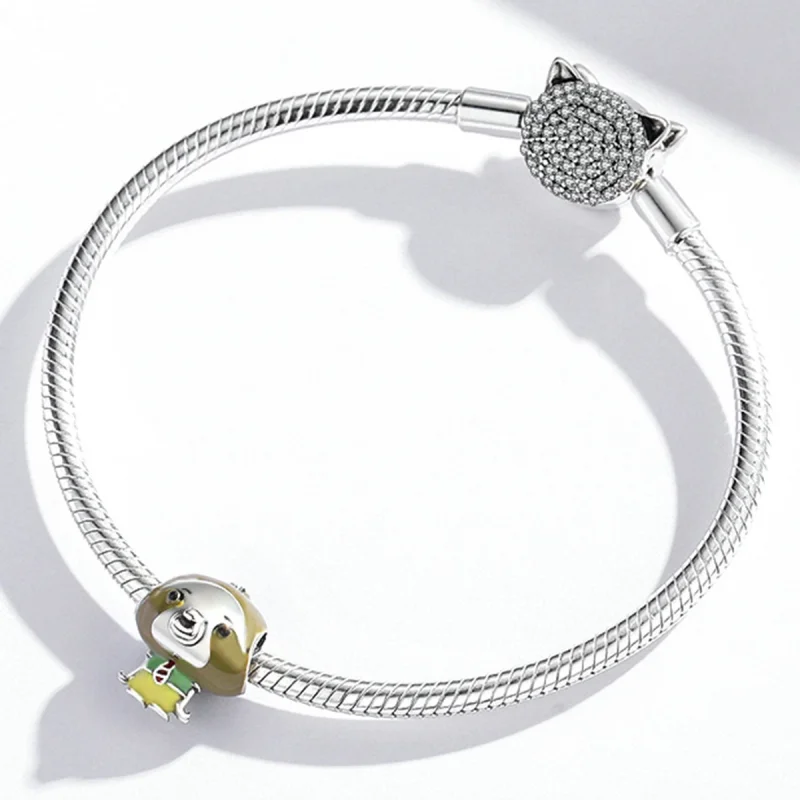 (imagem para) Pandora Style Mr Sloth Charm - SCC1961 - Visualizar 3