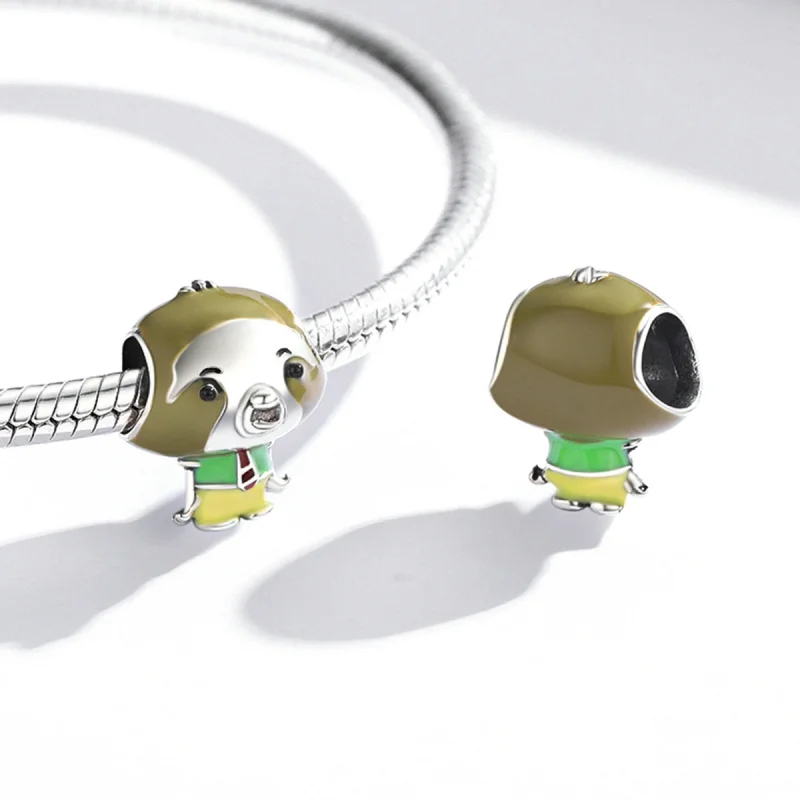 (imagem para) Pandora Style Mr Sloth Charm - SCC1961 - Visualizar 4