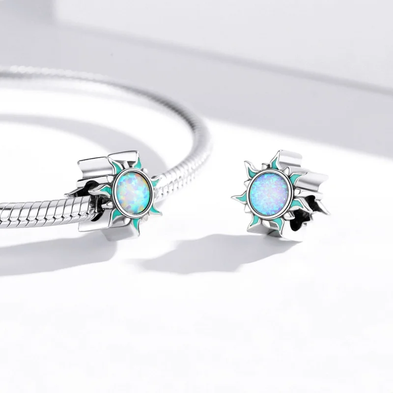 (imagem para) Pandora Style Opal Little Sun Charm - BSC509 - Visualizar 3