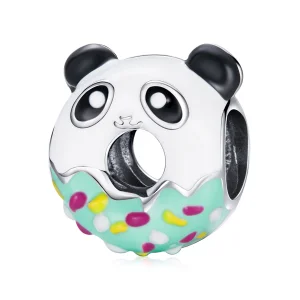 (imagem para) Pandora Style Panda Donuts Charm - SCC1875