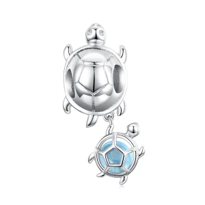 (imagem para) Pandora Style Playful Turtle Charm - BSC332