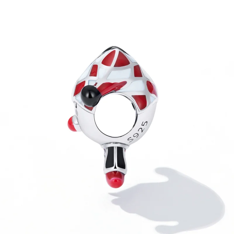 (imagem para) Pandora Style Poker Clown Charm - SCC2237 - Visualizar 3