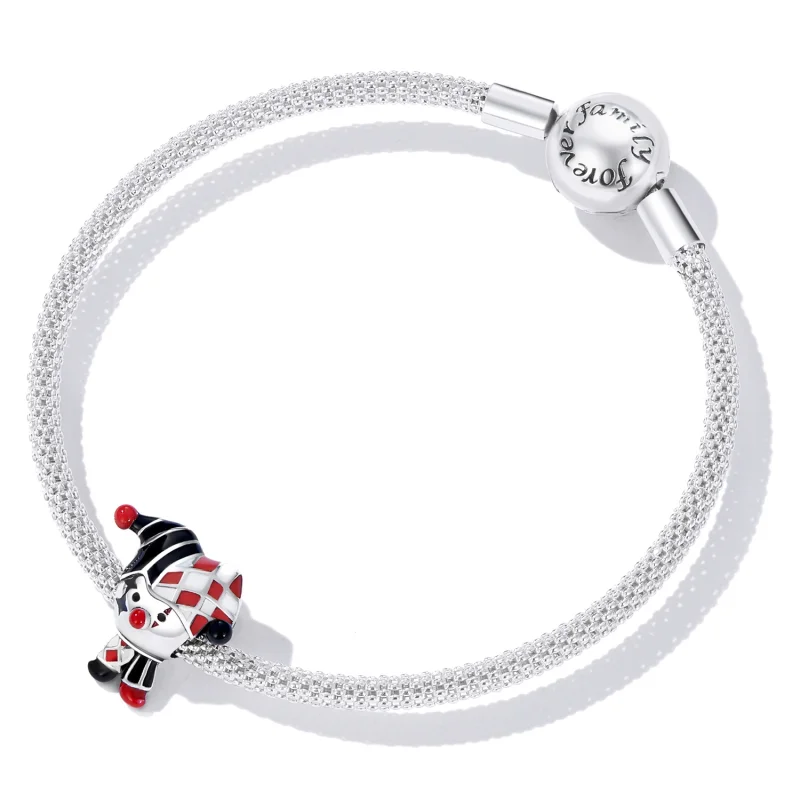 (imagem para) Pandora Style Poker Clown Charm - SCC2237 - Visualizar 5