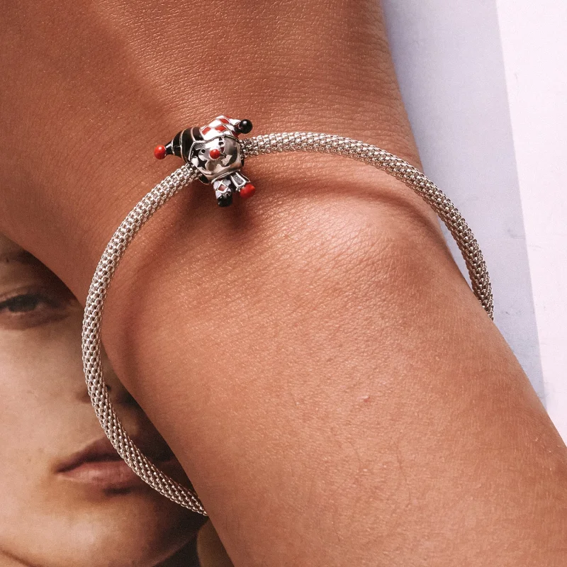 (imagem para) Pandora Style Poker Clown Charm - SCC2237 - Visualizar 6